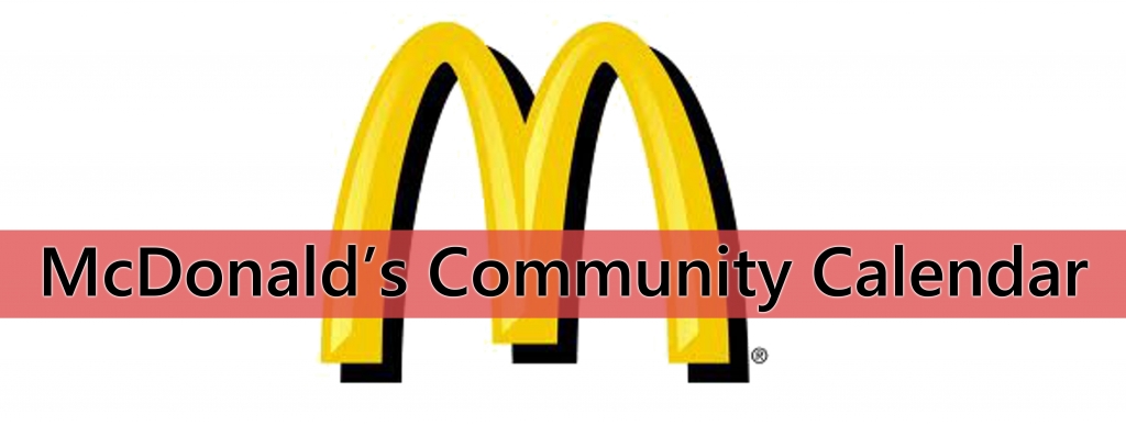 mcdonalds community caledar